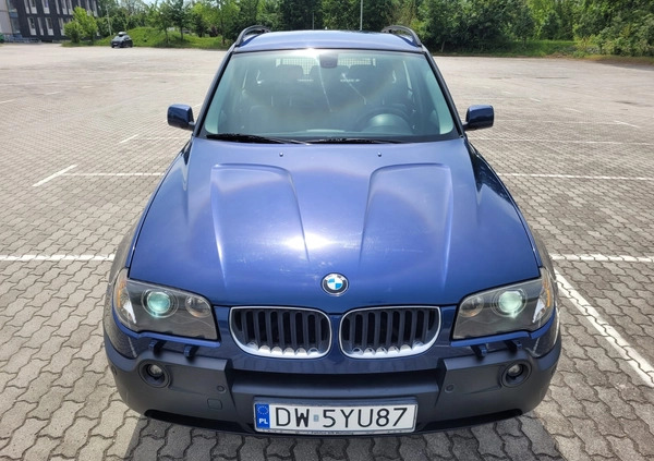 BMW X3 cena 24500 przebieg: 194000, rok produkcji 2005 z Wilamowice małe 211